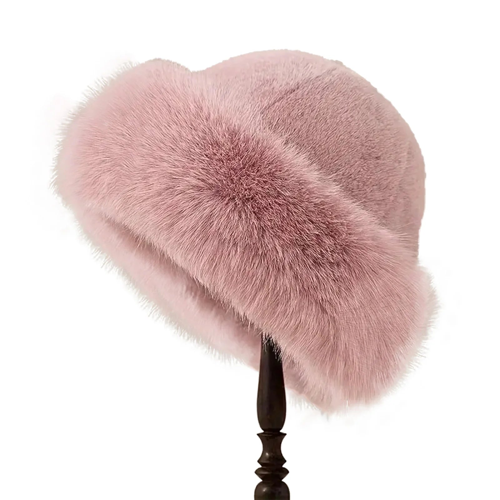 Women's Thicken Plush Warm Fur Hat