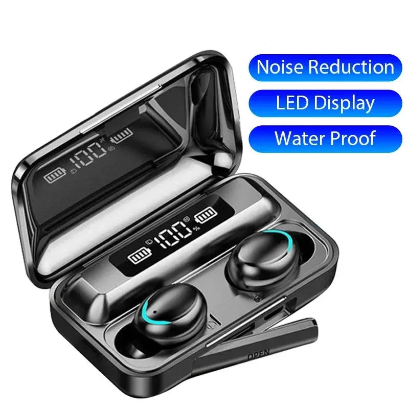F9 Wireless Earphones LED Display Binaural TWS Wireless Bluetooth Headset