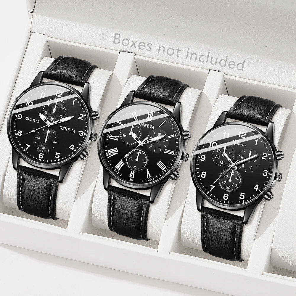 Men's Fashion Watch Set