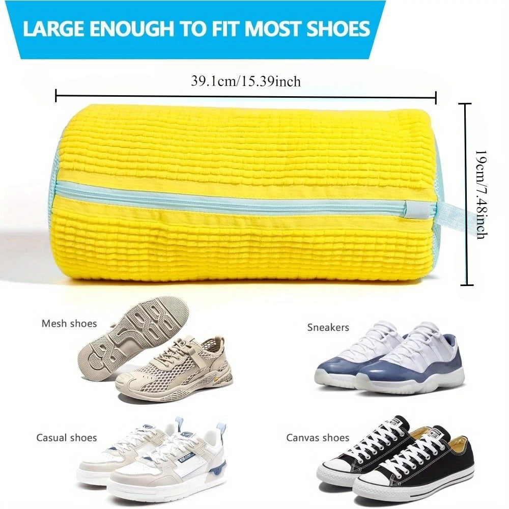 Durable Shoe Washing Machine Zipper Bag for All Shoe Types