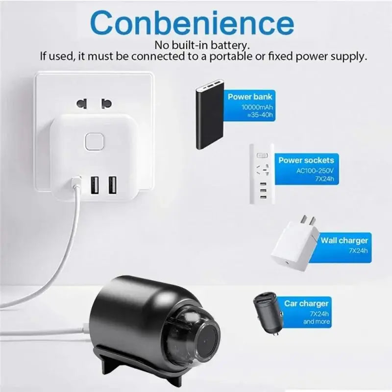 New X5Mini Night Vision 1080P Wireless Surveillance Camera