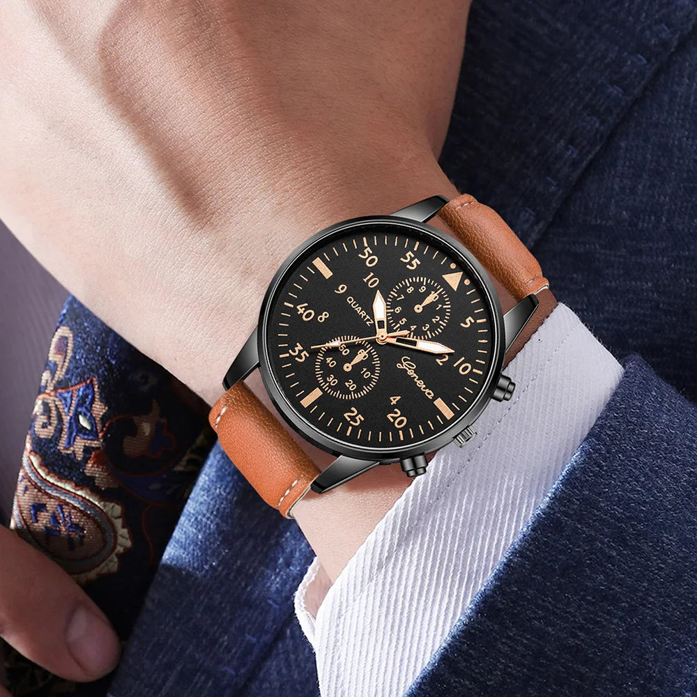 Men's Fashion Watch Set