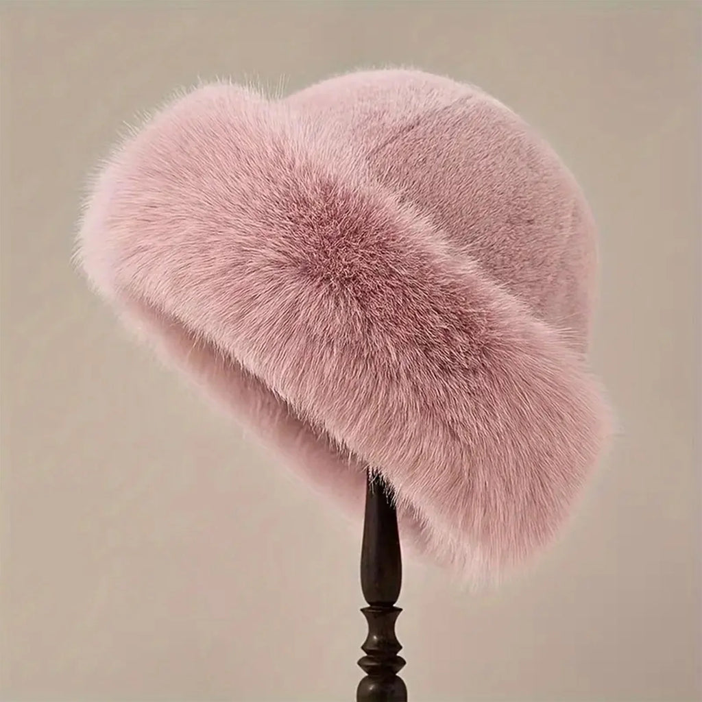 Women's Thicken Plush Warm Fur Hat