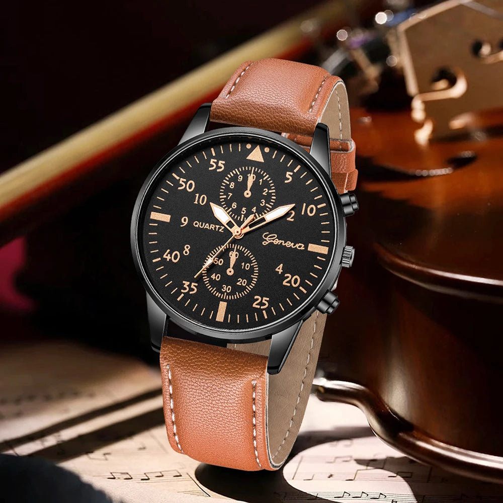 Men's Fashion Watch Set