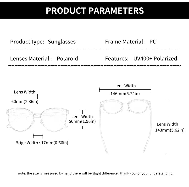 Ladies Polarized Sunglasses