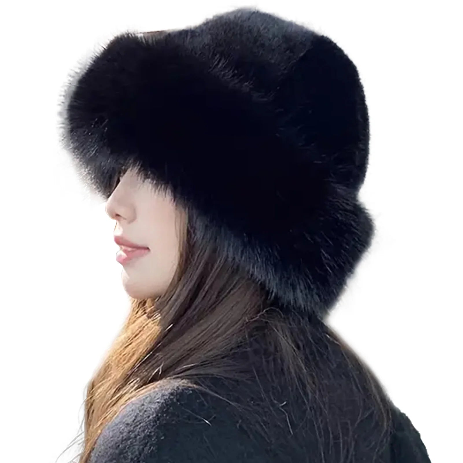 Women's Thicken Plush Warm Fur Hat