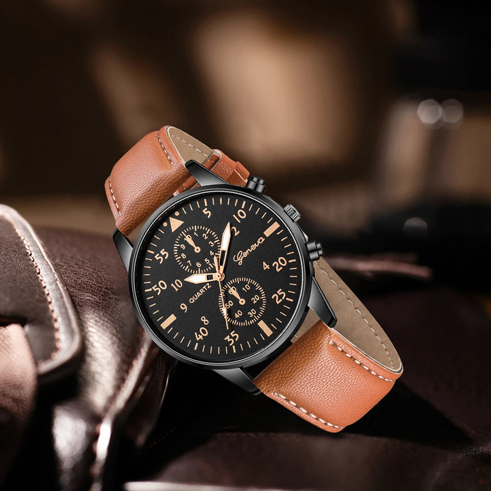 Men's Fashion Watch Set