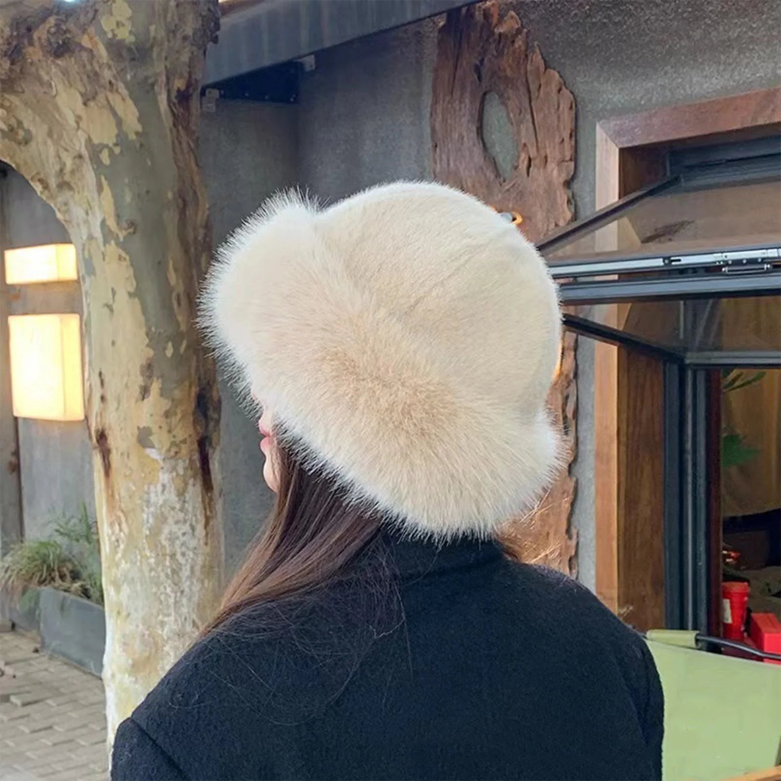 Women's Thicken Plush Warm Fur Hat