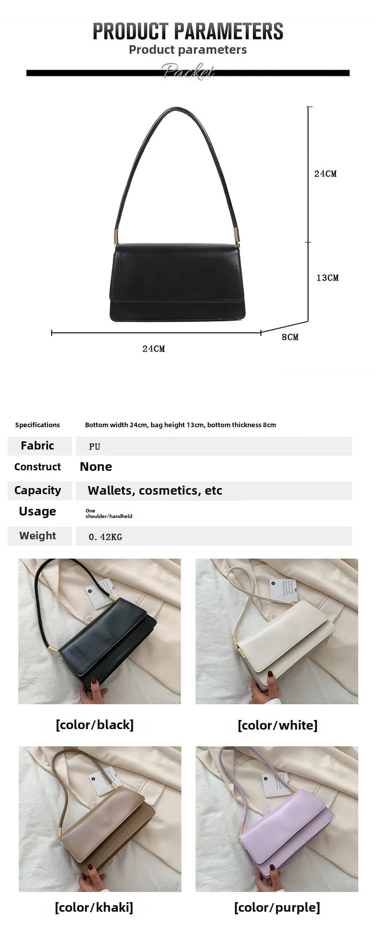 Women Fashion Design Underarm Shoulder Bag