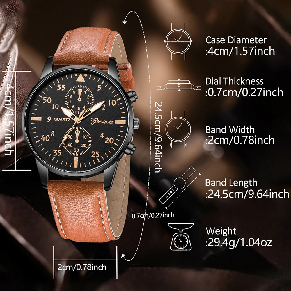 Men's Fashion Watch Set