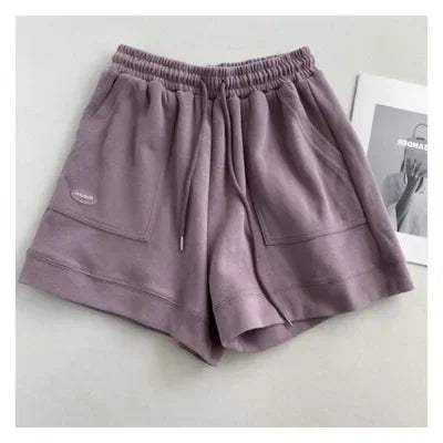 Women's Comfortable Loose Wide-legged Drawstring  Pants